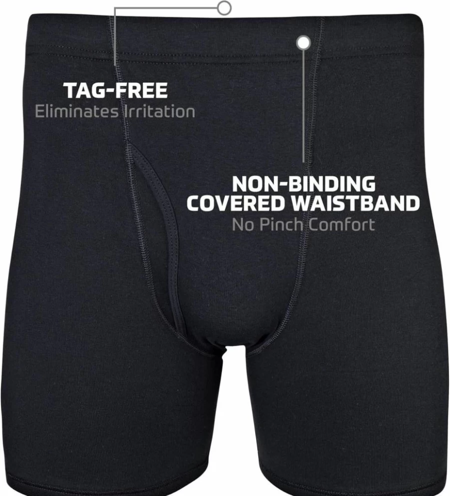 Gildan Men's ComfortSoft Boxer Briefs Multipack with Covered Waistband - Soft Breathable Cotton Underwear for Men