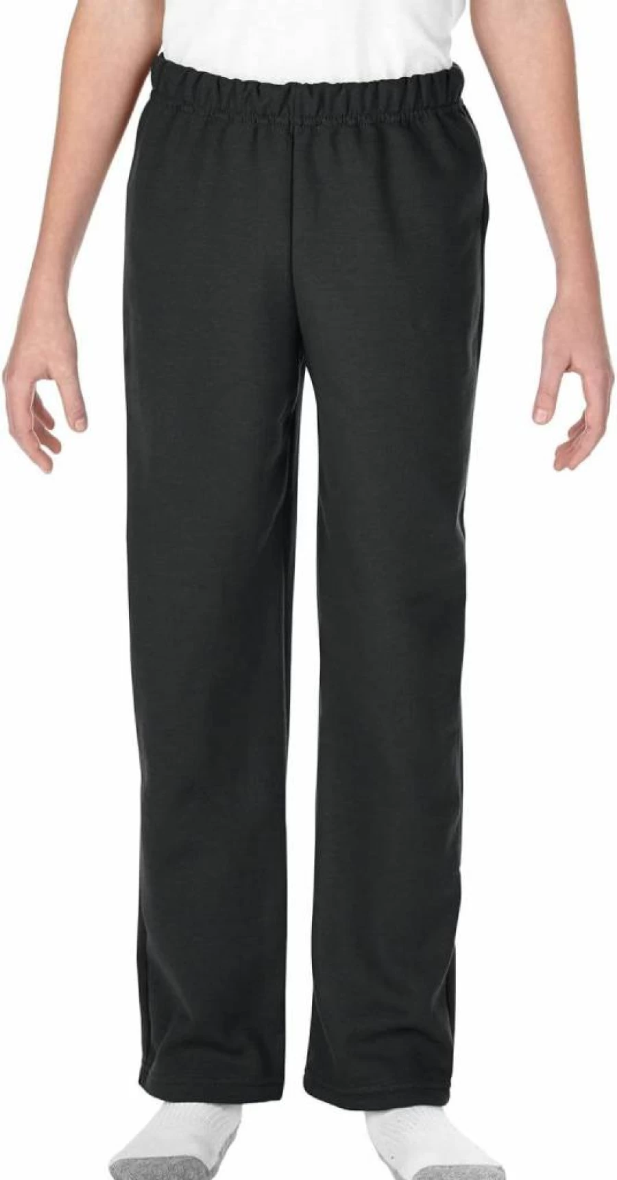 Gildan Youth G18400B Open Bottom Sweatpants for Kids - Comfortable Fleece Joggers