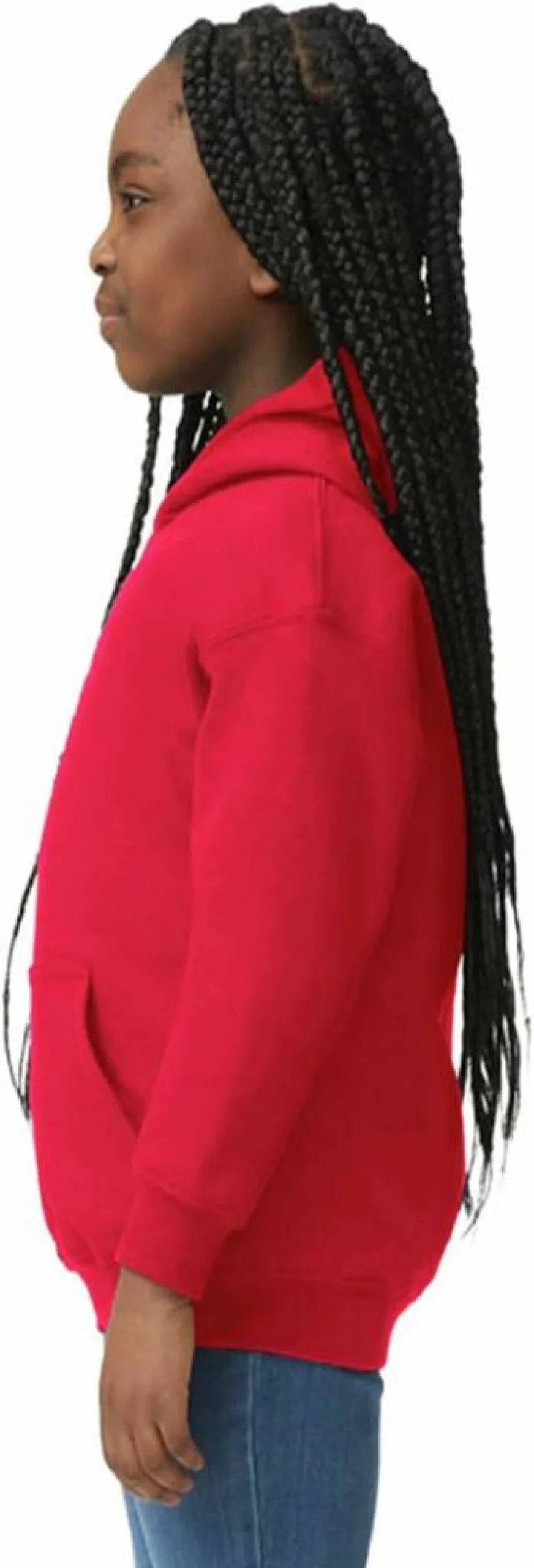 Gildan G18500B Youth Hoodie - Soft Cotton Pullover Sweatshirt for Kids & Teens