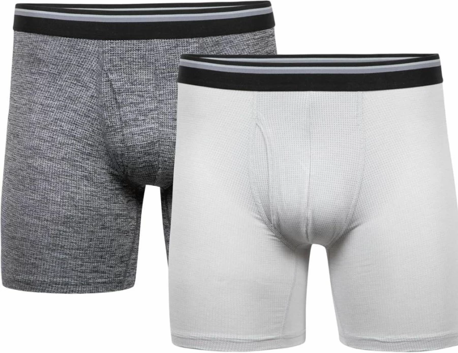 Gildan Men's Performance Driftknit Underwear 2-Pack - Moisture Wicking & Breathable Boxer Briefs