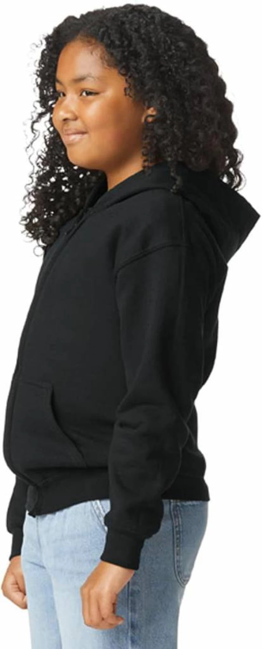 Gildan G18600B Kids' Full Zip Hooded Sweatshirt - Soft Fleece Pullover with Front Pocket, Lightweight Jacket for Boys and Girls
