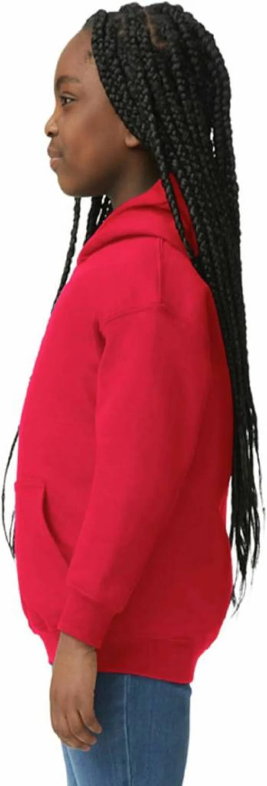 Gildan G18500B Youth Hoodie Sweatshirt - Comfortable Pullover Fleece Hooded Sweatshirt for Kids
