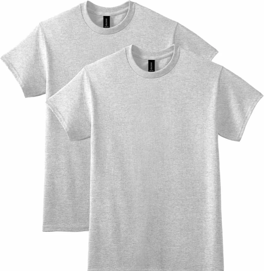 Gildan G8000 Dryblend Unisex Adult T-Shirt Multipack - Soft Comfort Cotton Tees, Bulk Pack, Variety Sizes, Wholesale