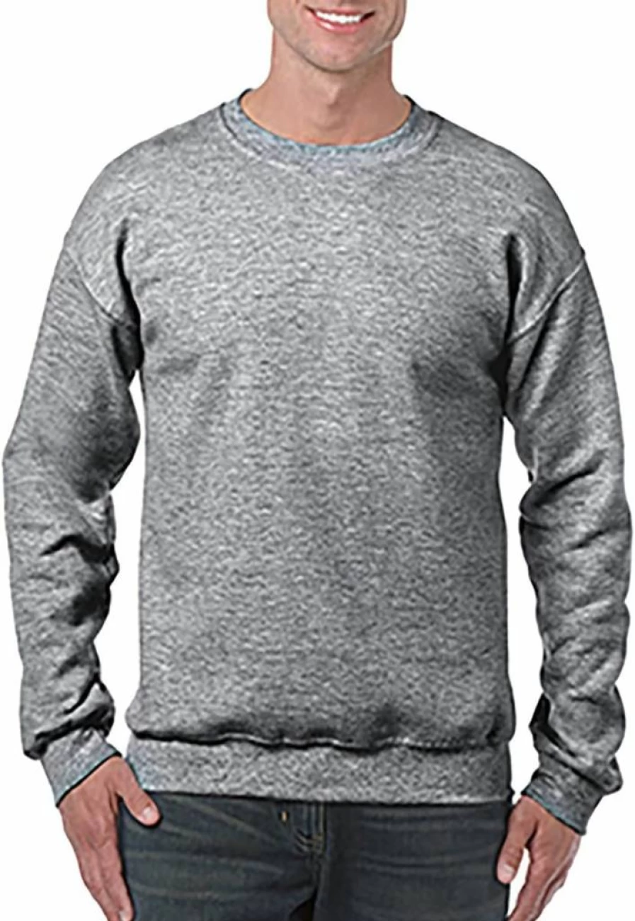 Gildan G18000 Fleece Crewneck Sweatshirt Multipack - Soft Cotton Blend Pullover, Unisex Bulk Sweatshirts, Comfortable Casual Wear