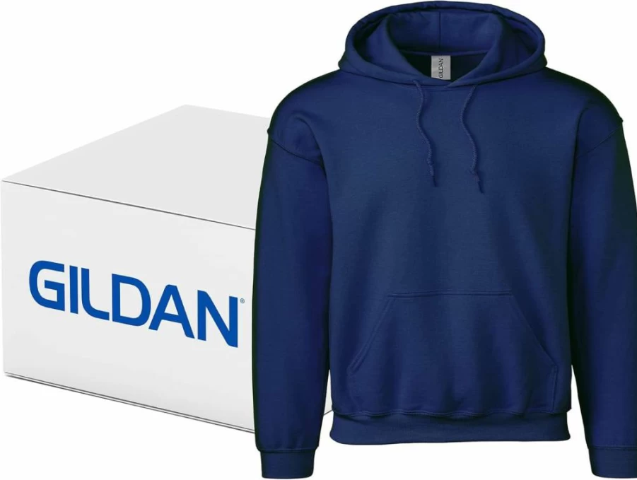Gildan G18500 Heavyweight Fleece Hoodie for Men & Women - Soft Cotton Blend Pullover Sweatshirt with Hood