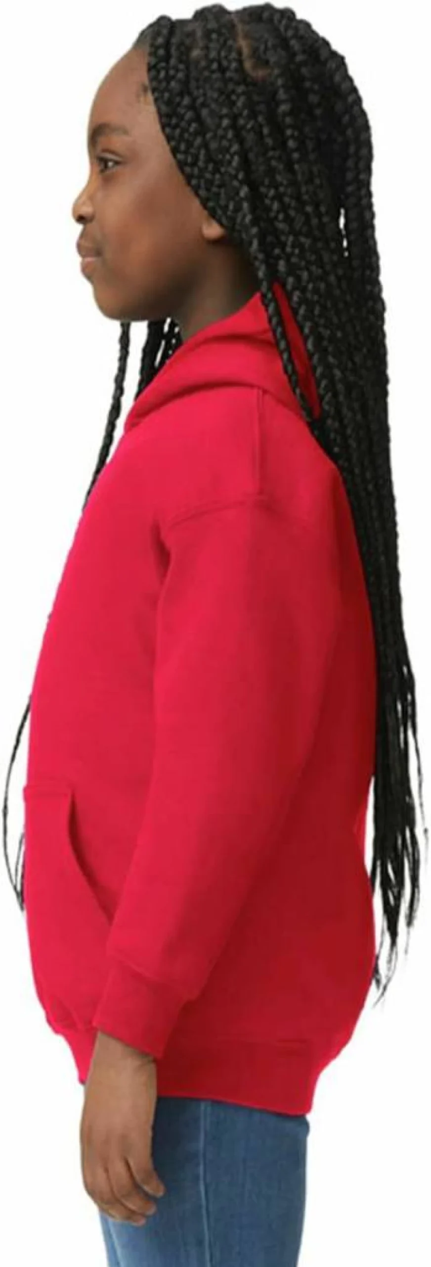 Gildan G18500B Youth Hoodie Sweatshirt - Comfortable Pullover Fleece Hooded Sweatshirt for Kids and Teens