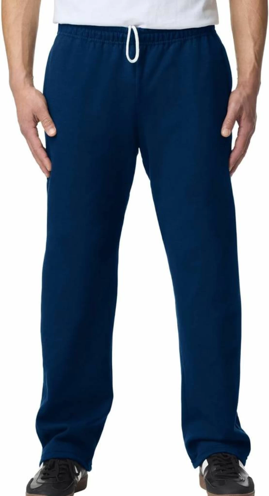 Gildan G18300 Fleece Sweatpants for Men & Women, Open Bottom Comfort Pants with Side Pockets, Soft Casual Lounge Pants
