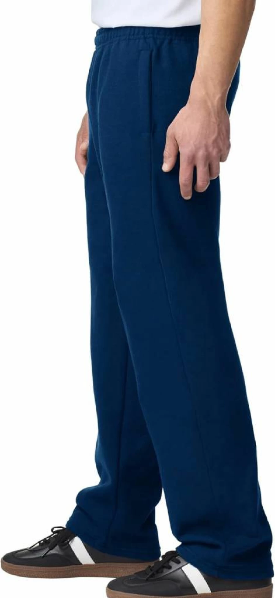 Gildan G18300 Fleece Sweatpants for Men & Women, Open Bottom Comfort Pants with Side Pockets, Soft Casual Lounge Pants
