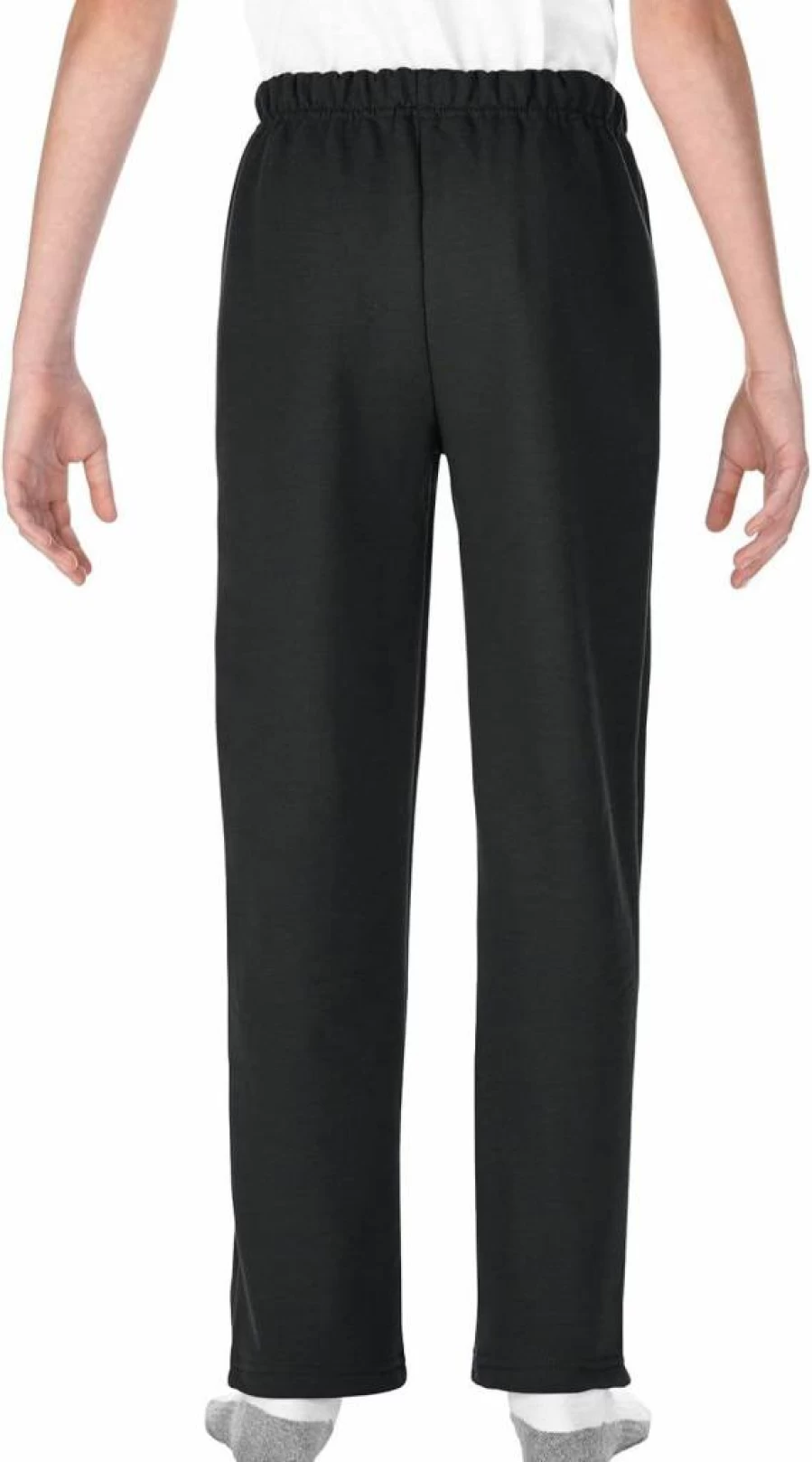 Gildan Youth G18400B Open Bottom Sweatpants for Kids - Comfortable Fleece Lounge Pants
