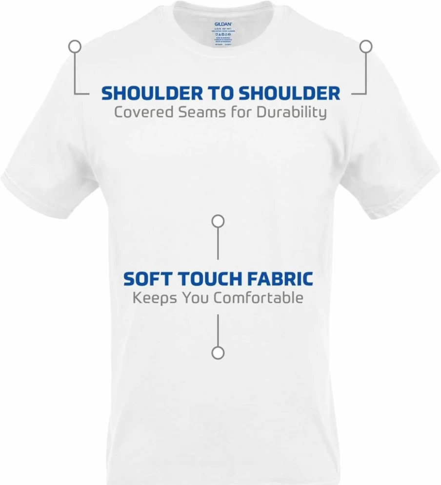 Gildan Men's Softstyle Cotton Crewneck T-Shirts Multipack (Style G1100) - Comfort Fit Bulk Tees for Work & Casual Wear