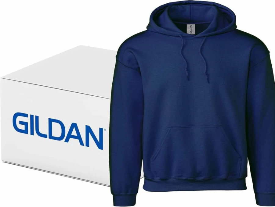Gildan G18500 Heavyweight Fleece Hoodie for Men & Women - Premium Pullover Sweatshirt with Hood, Unisex Adult Comfort Hooded Sweatshirt