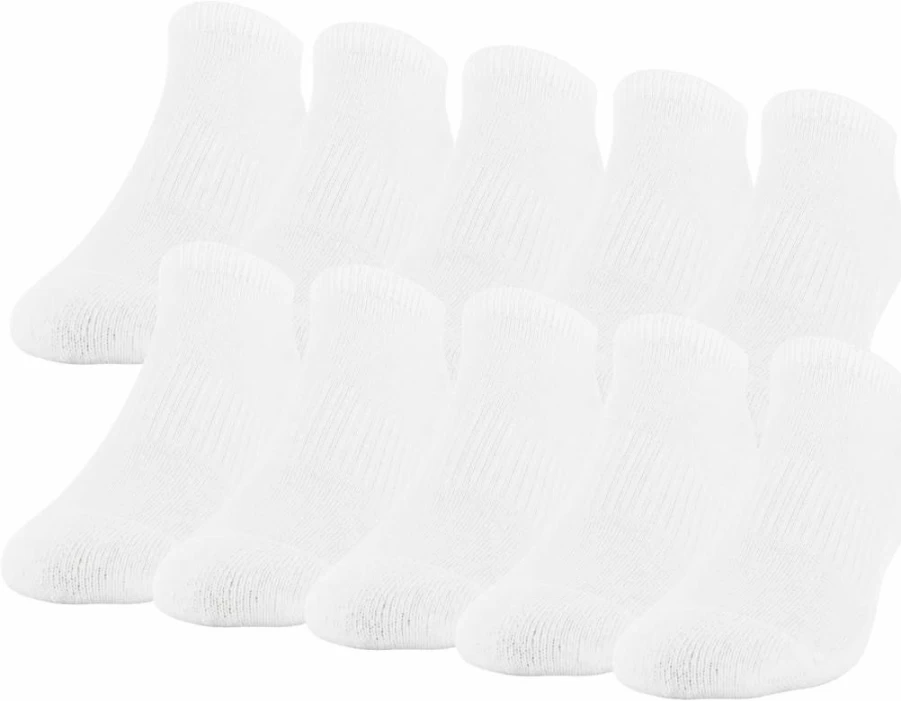 Gildan Men's No Show Socks 10-Pack - Breathable Cotton Athletic Socks for Active Wear