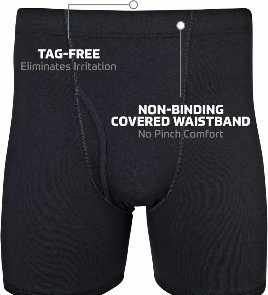 Gildan Men's ComfortSoft Boxer Briefs Multipack - Breathable Cotton Underwear with Covered Waistband for All-Day Comfort