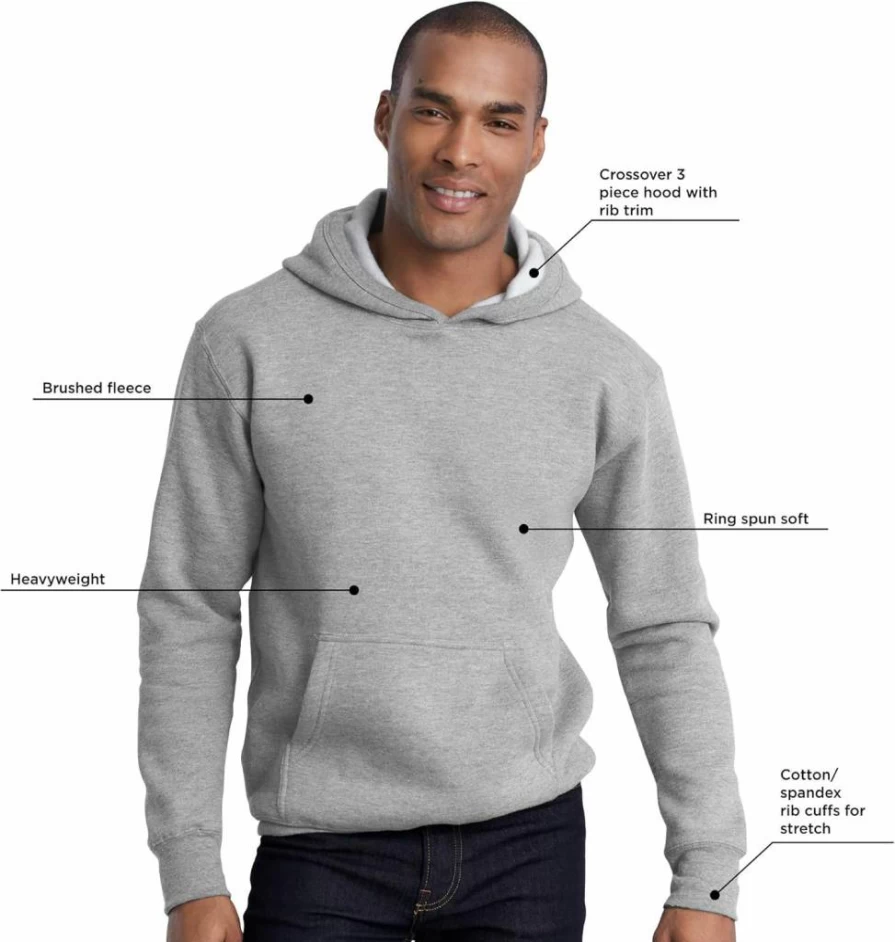 Gildan Men's Heavy Blend Pullover Hooded Sweatshirt - Soft Cotton Fleece Hoodie for Men