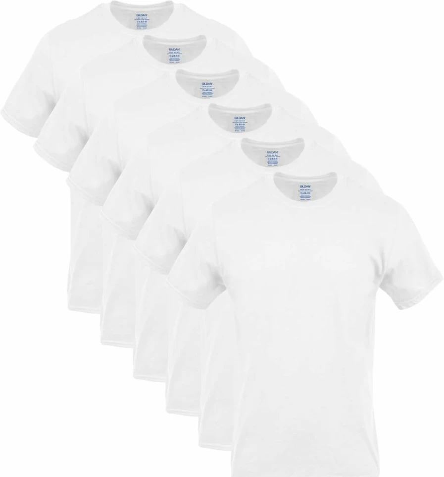 Gildan Men's Softstyle Cotton Crewneck T-Shirts Multipack (Style G1100) - Comfort Fit, Bulk Value Pack, Assorted Colors
