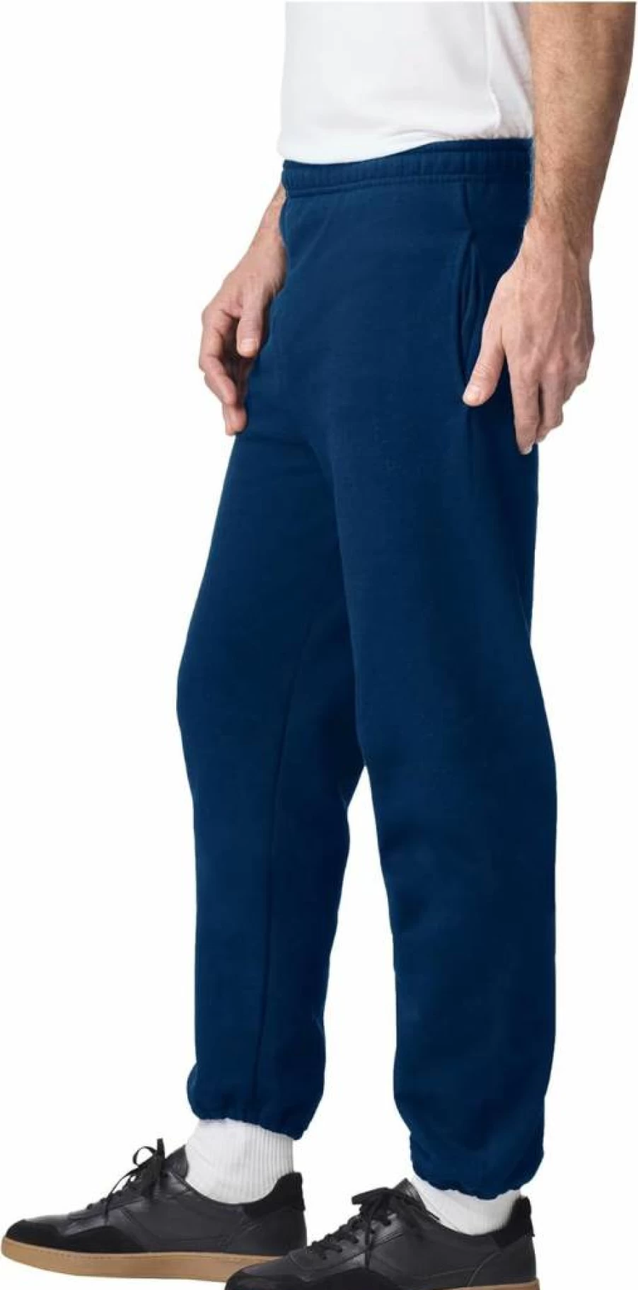 Gildan G18100 Men's Fleece Sweatpants with Elastic Waistband & Side Pockets - Comfortable Casual Joggers