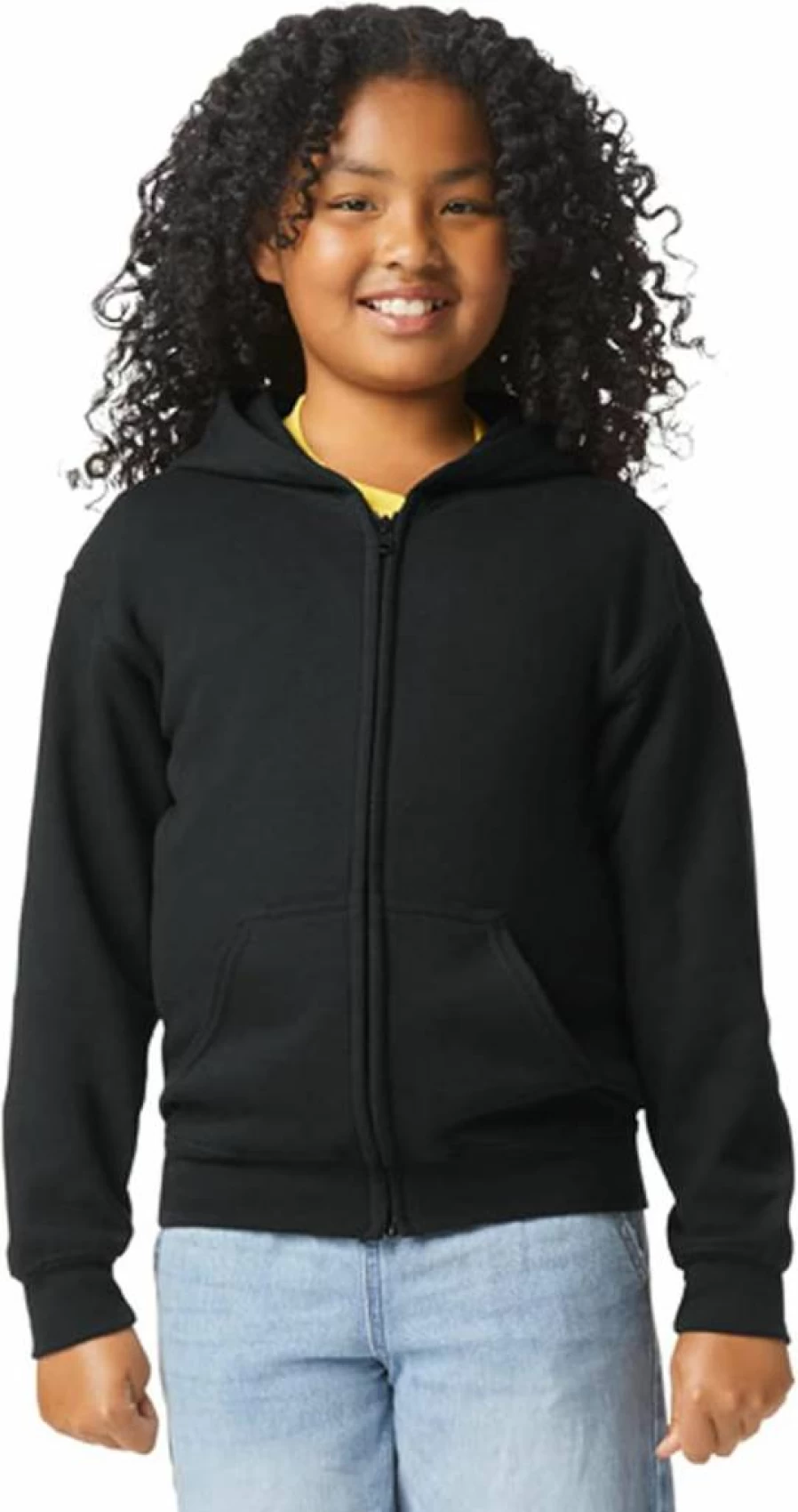 Gildan G18600B Kids' Full Zip Hooded Sweatshirt - Soft Fleece Pullover for Boys & Girls
