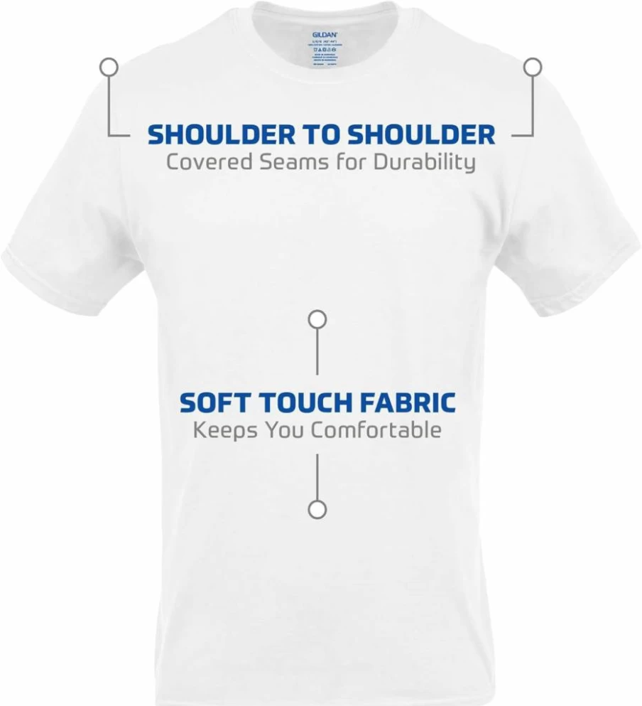 Gildan Men's Softstyle Cotton Crewneck T-Shirts Multipack (Style G1100) - Comfort Fit Bulk Tees for Work & Casual Wear