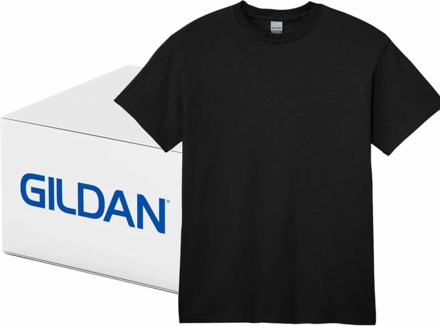 Gildan G2000 Ultra Cotton Unisex T-Shirt Multipack - Heavy Duty Adult Tees, Bulk Pack, Comfort Fit, Variety Colors