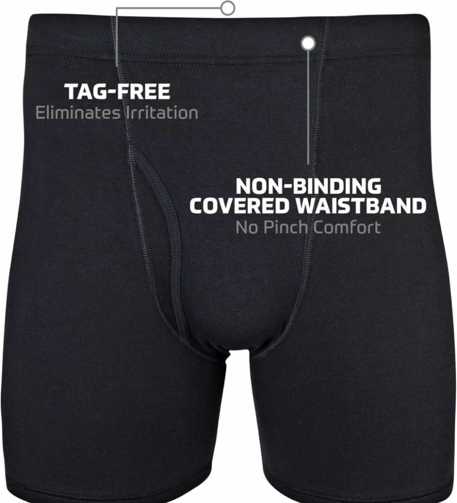 Gildan Men's ComfortSoft Covered Waistband Boxer Briefs Multipack - Soft Breathable Cotton Underwear for Men, 3-Pack or 5-Pack Options