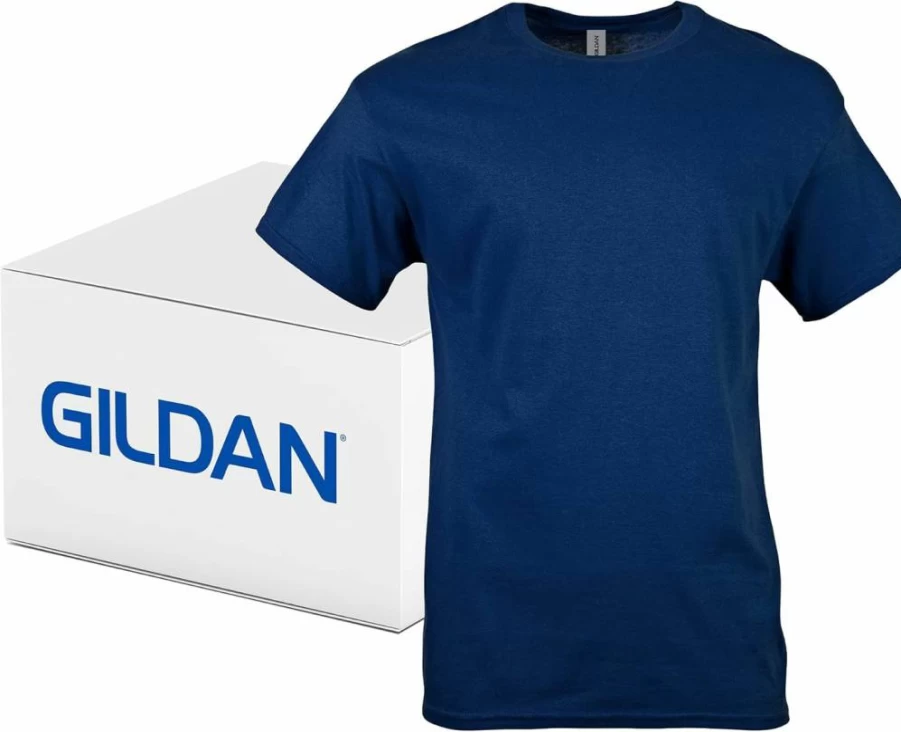 Gildan G5000 Heavy Cotton T-Shirt Multipack for Adults - Bulk Comfort Tees