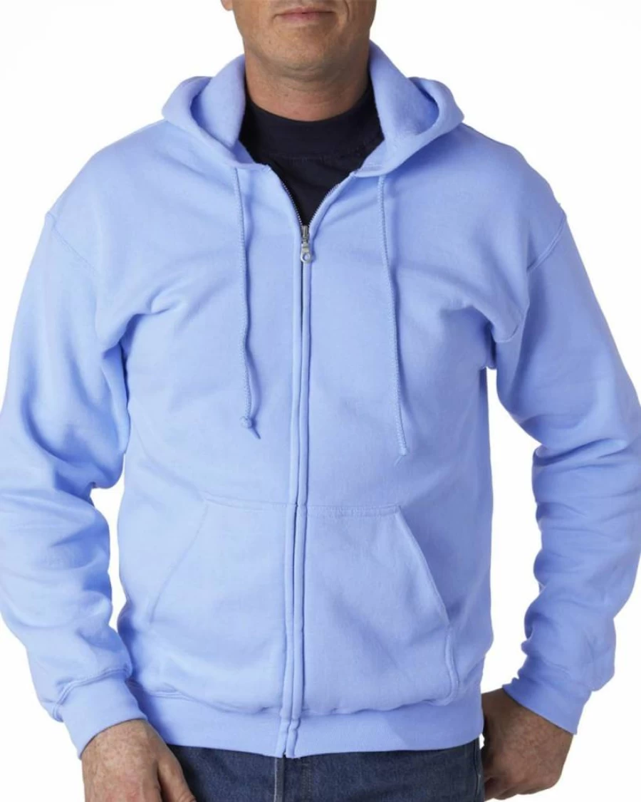 Gildan Men's Heavy Blend Full Zip Hoodie - Soft Cotton Fleece Sweatshirt with Front Pouch Pocket