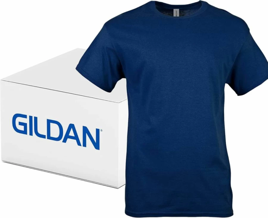 Gildan G5000 Heavy Cotton T-Shirt Multipack for Adults - Bulk Comfort Tees