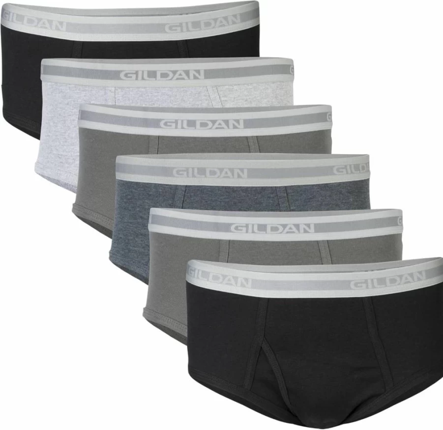 Gildan Men's Cotton Brief Underwear Multipack - Soft Comfort Fit Multi-Pack Underwear for Men