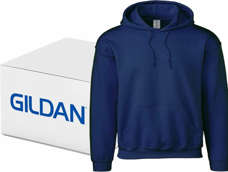 Gildan G18500 Heavyweight Fleece Hoodie for Adults - Soft Pullover Sweatshirt with Hood