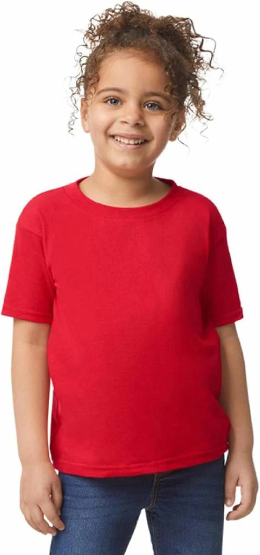 Gildan G5100P Youth Toddler 2-Pack 100% Cotton T-Shirts, Comfortable Kids Tees, Assorted Colors