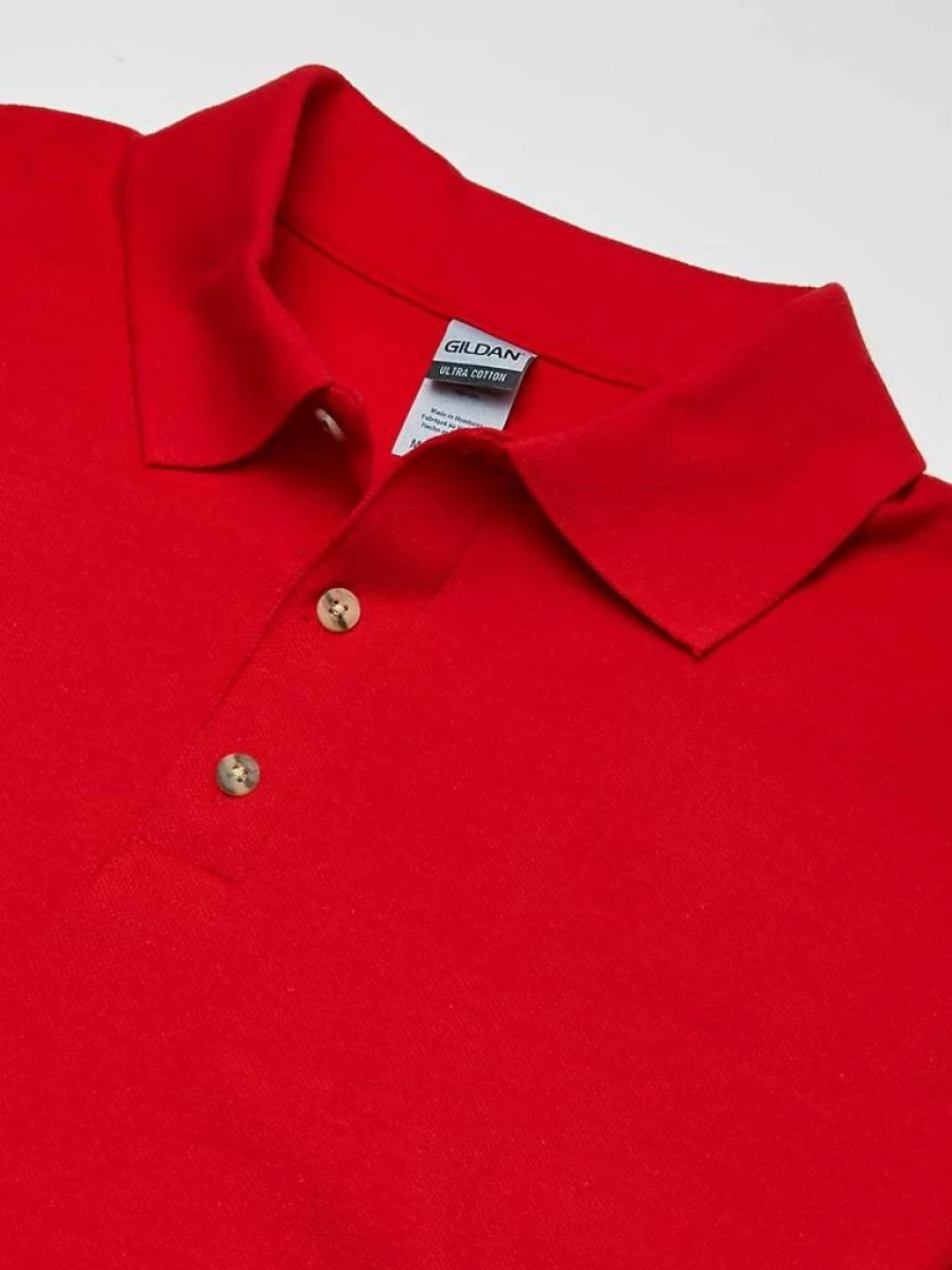 Gildan Men's Ultra Cotton Short Sleeve Polo Shirts 2-Pack, Comfortable Pique Knit Sport Shirts for Casual Wear