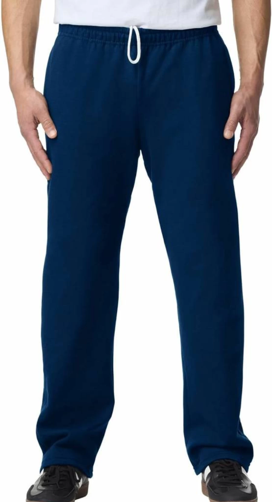 Gildan G18300 Fleece Sweatpants for Men & Women - Comfortable Open-Bottom Design with Pockets